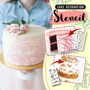 Cake decor stencils – Šablóny na ozdobu torty (10 kusov) 03