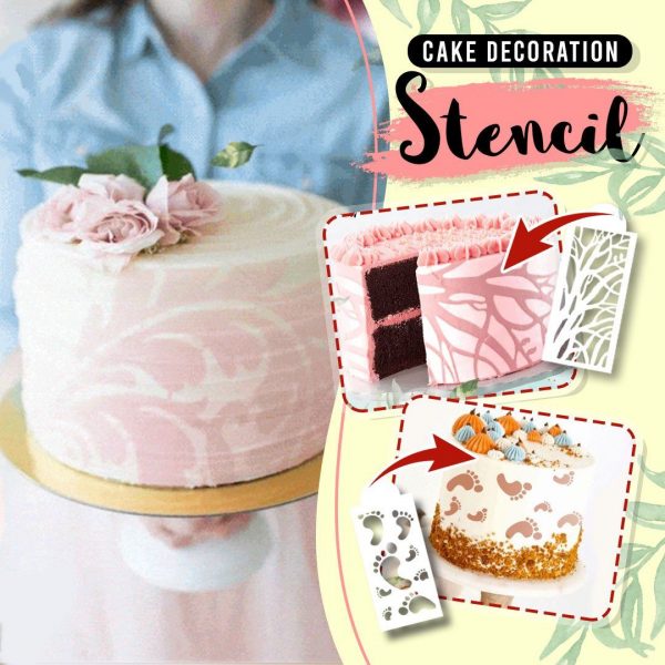 Cake decor stencils – Šablóny na ozdobu torty (10 kusov) slider
