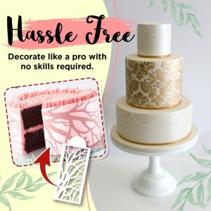 Cake decor stencils – Šablóny na ozdobu torty (10 kusov) 03
