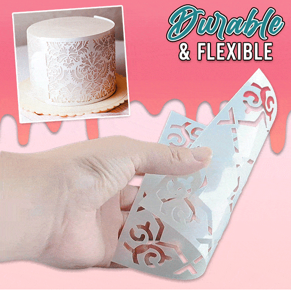 Cake decor stencils – Šablóny na ozdobu torty (10 kusov) slider