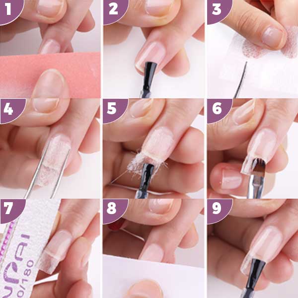 Nailpro – Fiberglass sada na nechty slider