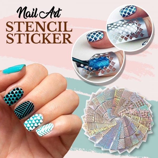 Nailart – Šablóny na nechty (144 kusov)