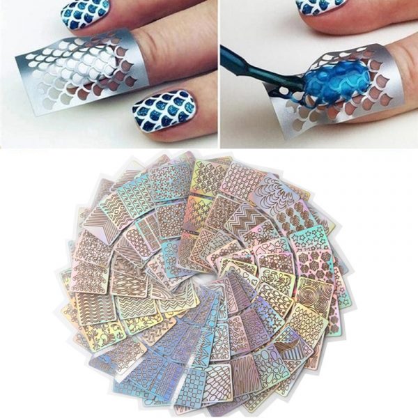Nailart – Šablóny na nechty (144 kusov) slider