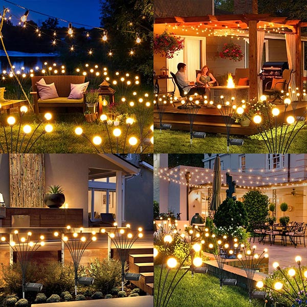 Solárné LED svetlá (8 žiaroviek) – Fairyligths 02