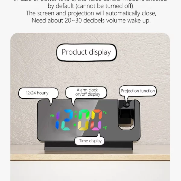 Projekčný inteligentný budík – CLOCK slider